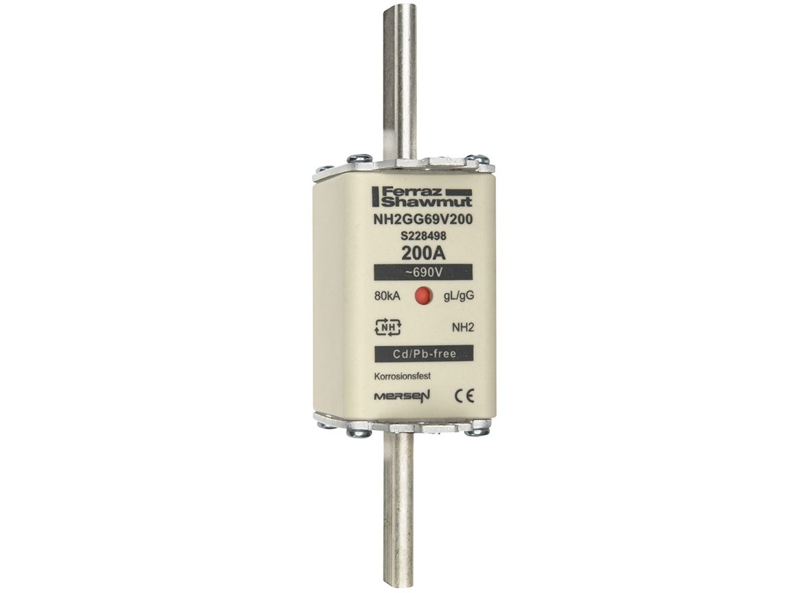 S228498 - NH fuse-link gG, 690VAC, size 2, 200A double indicator/live tags